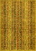 Abstract Yellow Modern Rug, abs639yw