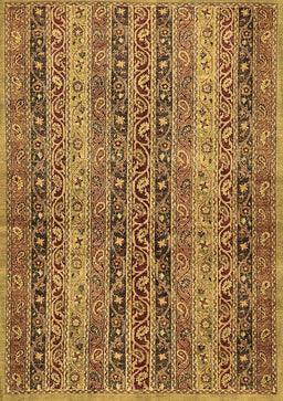Abstract Brown Modern Rug, abs639brn