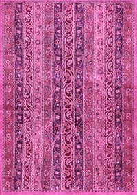 Abstract Pink Modern Rug, abs639pnk