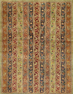 Abstract Red Brown Modern Rug, abs639