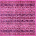 Square Machine Washable Abstract Pink Modern Rug, wshabs639pnk