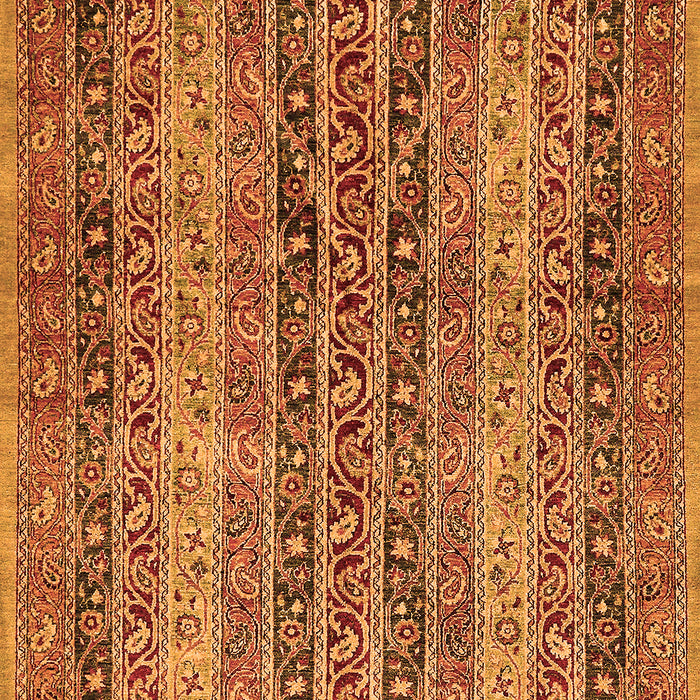 Machine Washable Abstract Orange Modern Area Rugs, wshabs639org