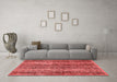 Modern Red Washable Rugs