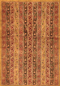 Abstract Orange Modern Rug, abs639org