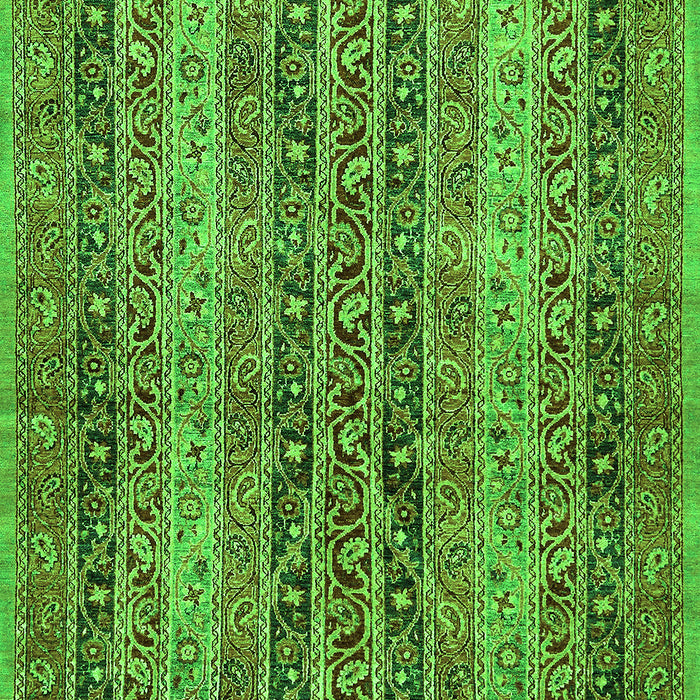 Abstract Green Modern Rug, abs639grn