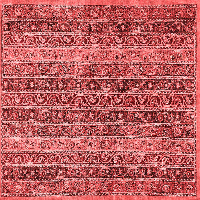 Machine Washable Abstract Red Modern Rug, wshabs639red