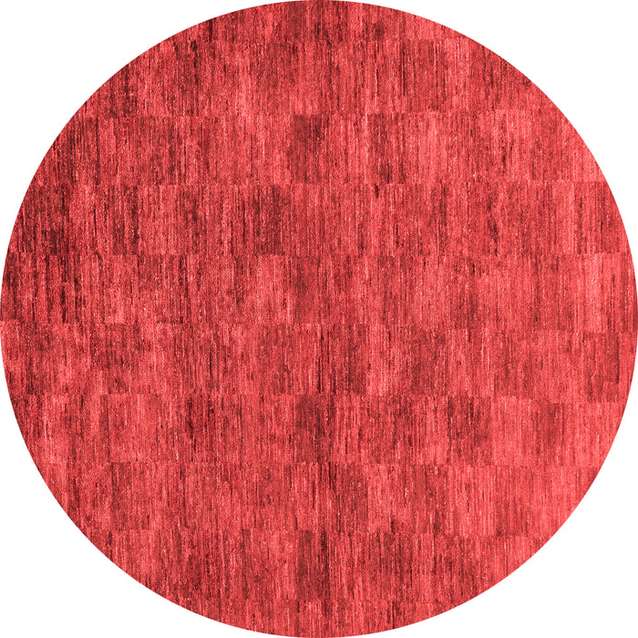 Machine Washable Abstract Red Modern Rug, wshabs63red