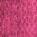 Square Machine Washable Abstract Pink Modern Rug, wshabs63pnk