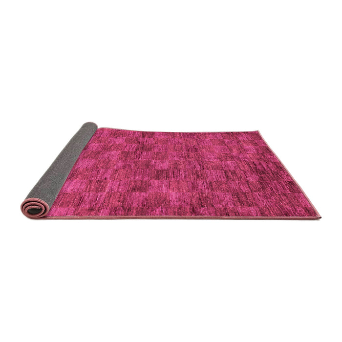 Sideview of Abstract Pink Modern Rug, abs63pnk