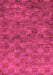 Machine Washable Abstract Pink Modern Rug, wshabs63pnk