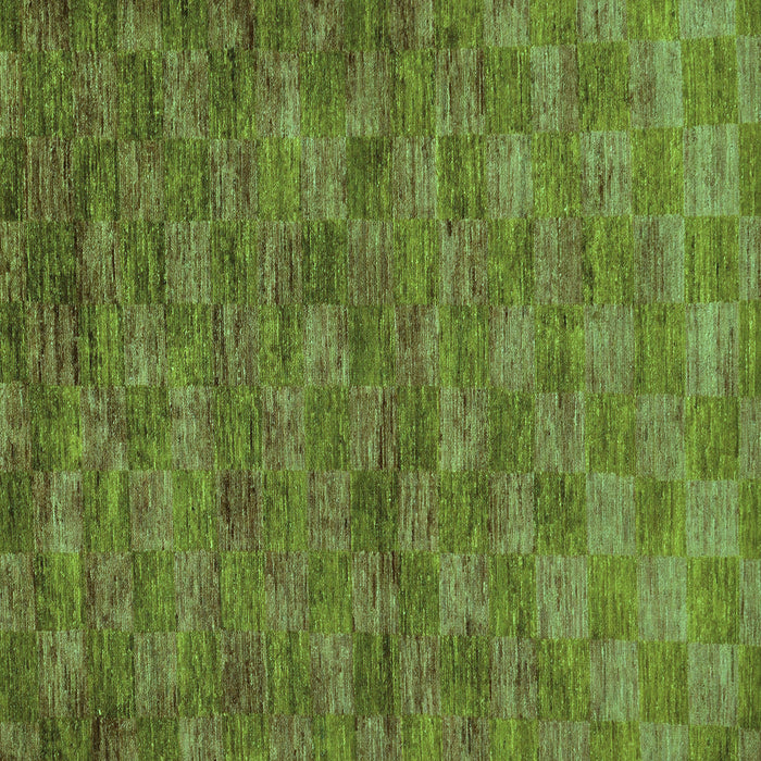 Square Machine Washable Abstract Turquoise Modern Area Rugs, wshabs63turq