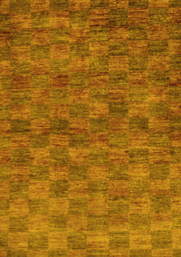 Abstract Yellow Modern Rug, abs63yw