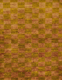 Abstract Neon Orange Modern Rug, abs63