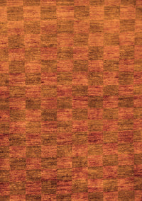 Abstract Orange Modern Rug, abs63org