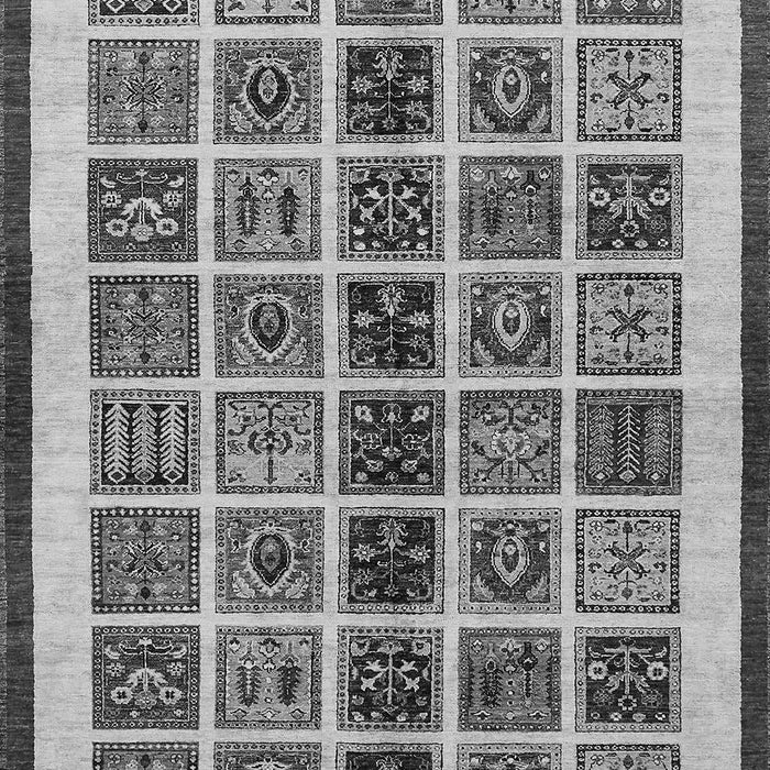 Abstract Gray Modern Rug, abs640gry