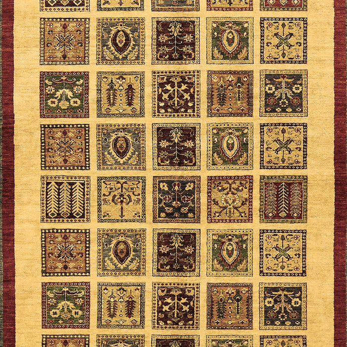 Abstract Brown Modern Rug, abs640brn