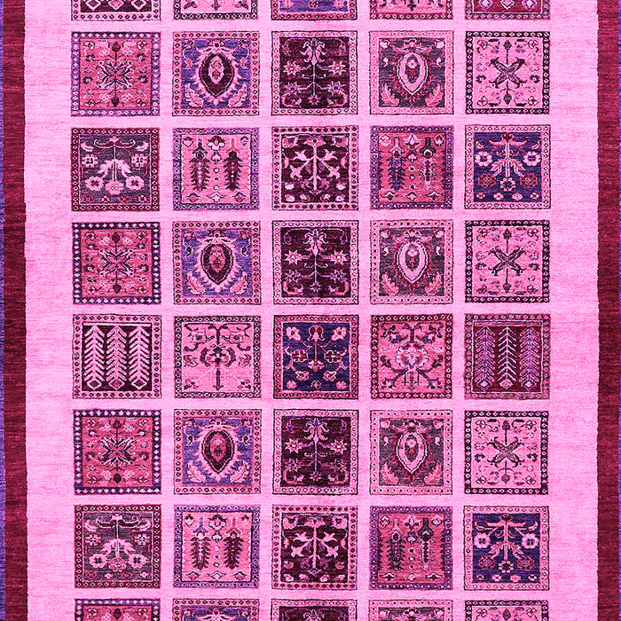 Machine Washable Abstract Pink Modern Rug, wshabs640pnk