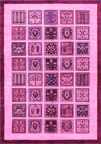 Abstract Pink Modern Rug, abs640pnk