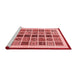 Modern Red Washable Rugs