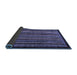 Sideview of Abstract Blue Modern Rug, abs641blu