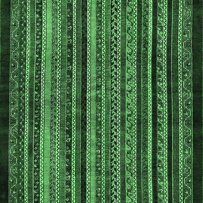 Machine Washable Abstract Emerald Green Modern Area Rugs, wshabs641emgrn