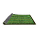 Sideview of Abstract Green Modern Rug, abs641grn