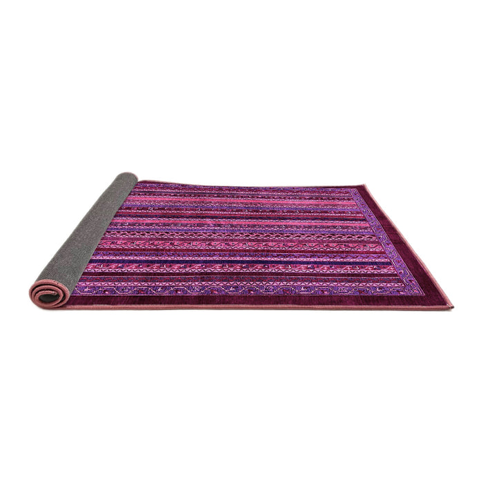 Sideview of Abstract Pink Modern Rug, abs641pnk