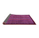 Sideview of Abstract Pink Modern Rug, abs641pnk