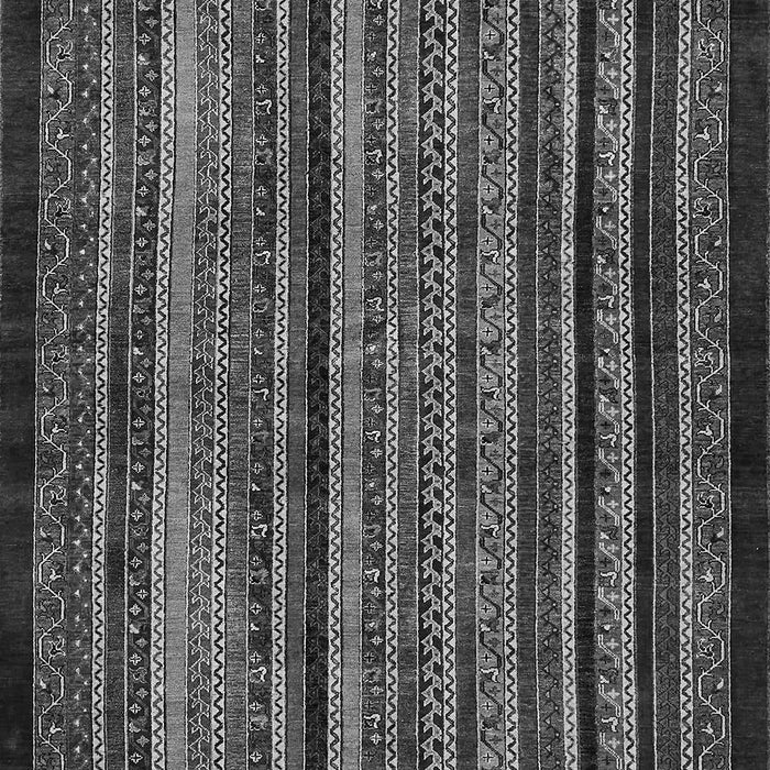 Machine Washable Abstract Gray Modern Rug, wshabs641gry