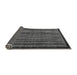 Sideview of Abstract Gray Modern Rug, abs641gry