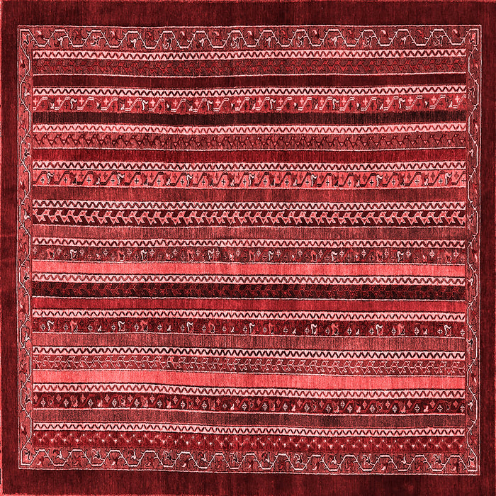 Machine Washable Abstract Red Modern Rug, wshabs641red