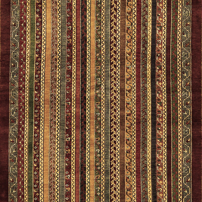 Abstract Brown Modern Rug, abs641brn