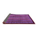 Sideview of Abstract Purple Modern Rug, abs641pur