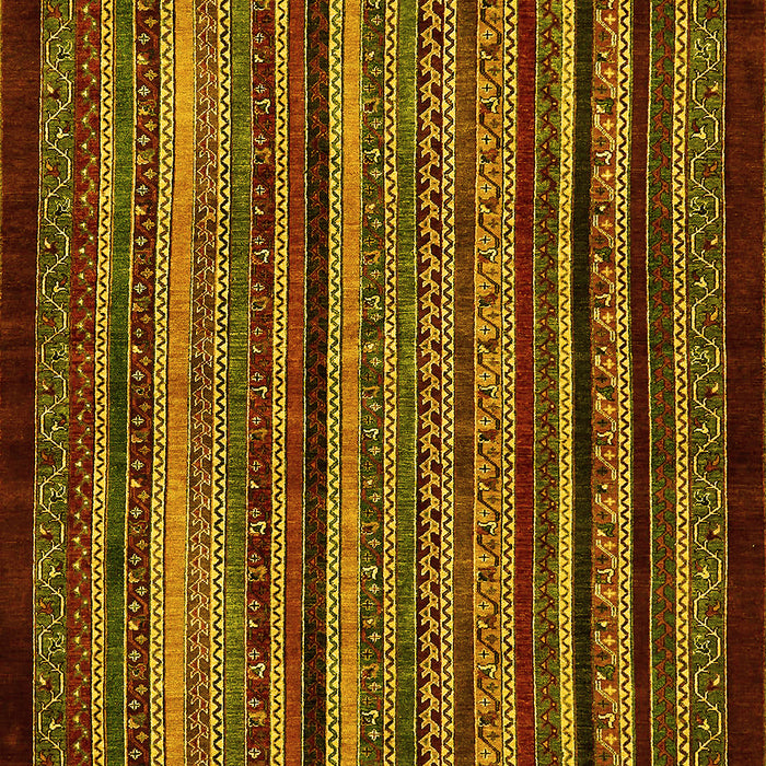 Abstract Yellow Modern Rug, abs641yw