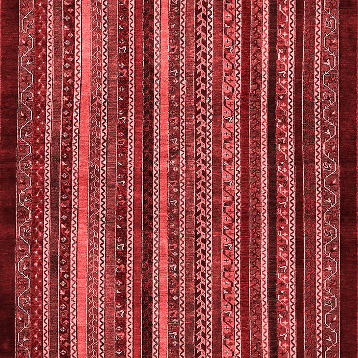 Machine Washable Abstract Red Modern Rug, wshabs641red