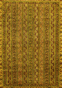 Oriental Yellow Modern Rug, abs642yw