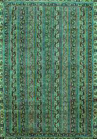 Oriental Turquoise Modern Rug, abs642turq