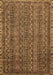 Oriental Brown Modern Rug, abs642brn