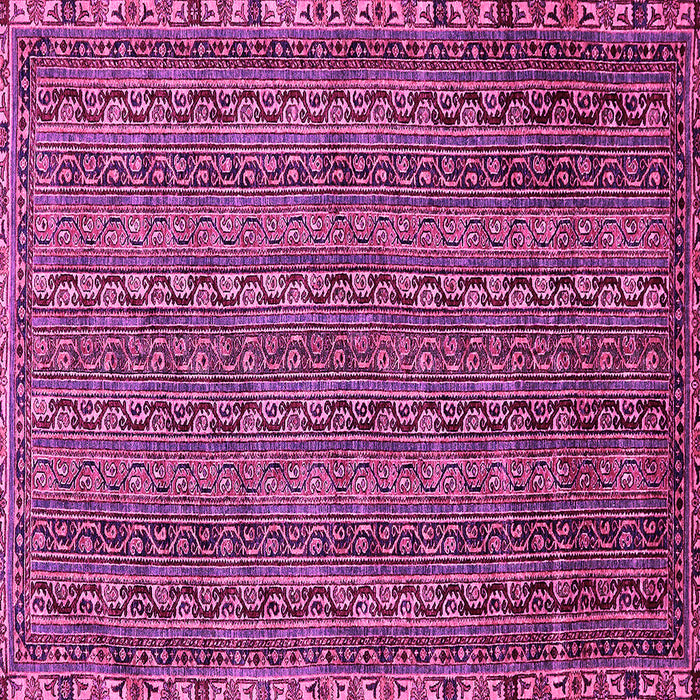Square Oriental Pink Modern Rug, abs642pnk