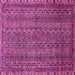 Square Oriental Pink Modern Rug, abs642pnk