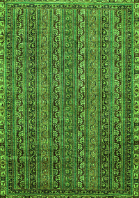 Oriental Green Modern Rug, abs642grn