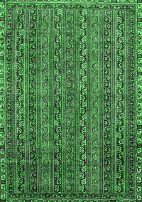 Oriental Emerald Green Modern Rug, abs642emgrn