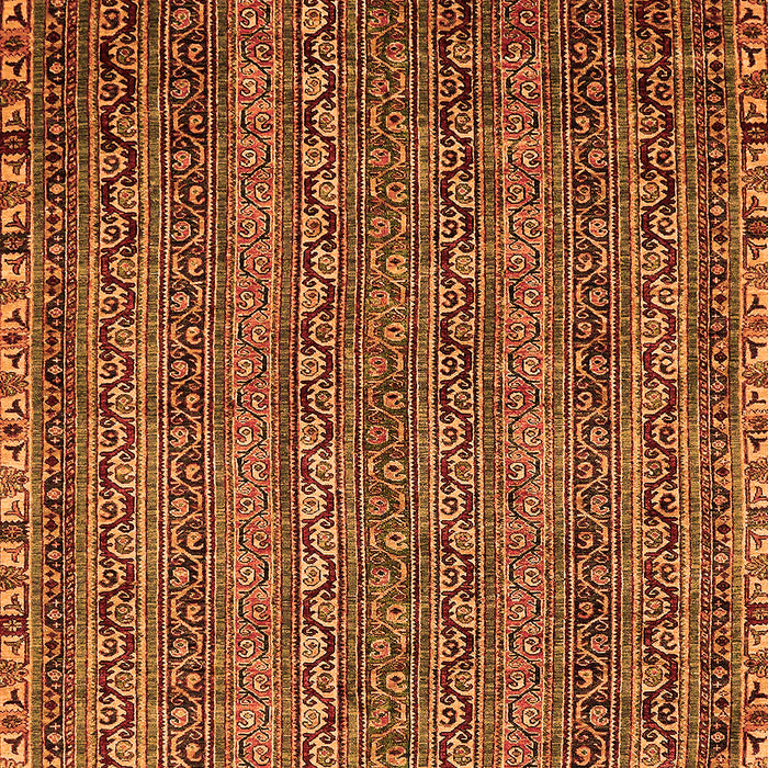 Oriental Orange Modern Rug, abs642org