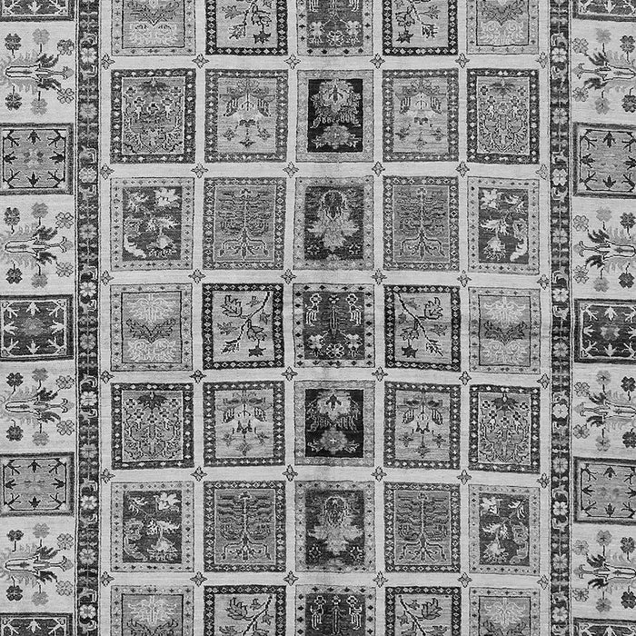 Machine Washable Oriental Gray Modern Rug, wshabs643gry