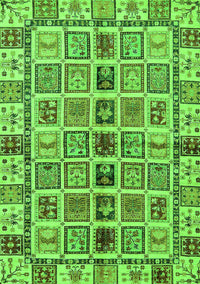 Oriental Green Modern Rug, abs643grn