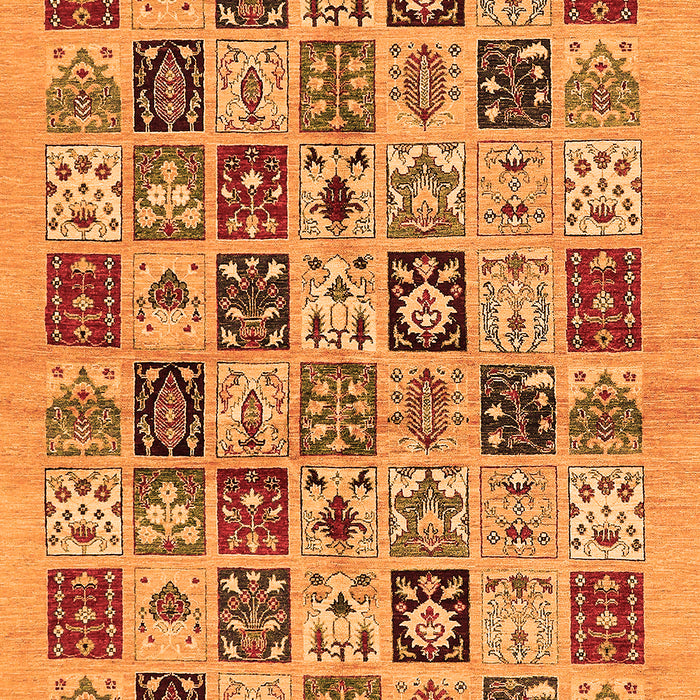 Oriental Orange Modern Rug, abs644org