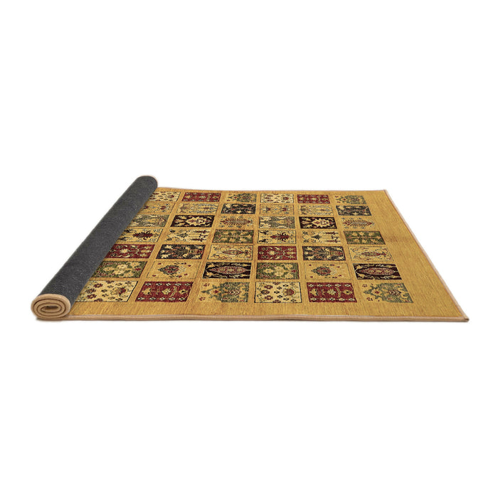 Sideview of Oriental Brown Modern Rug, abs644brn