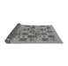 Sideview of Oriental Gray Modern Rug, abs644gry