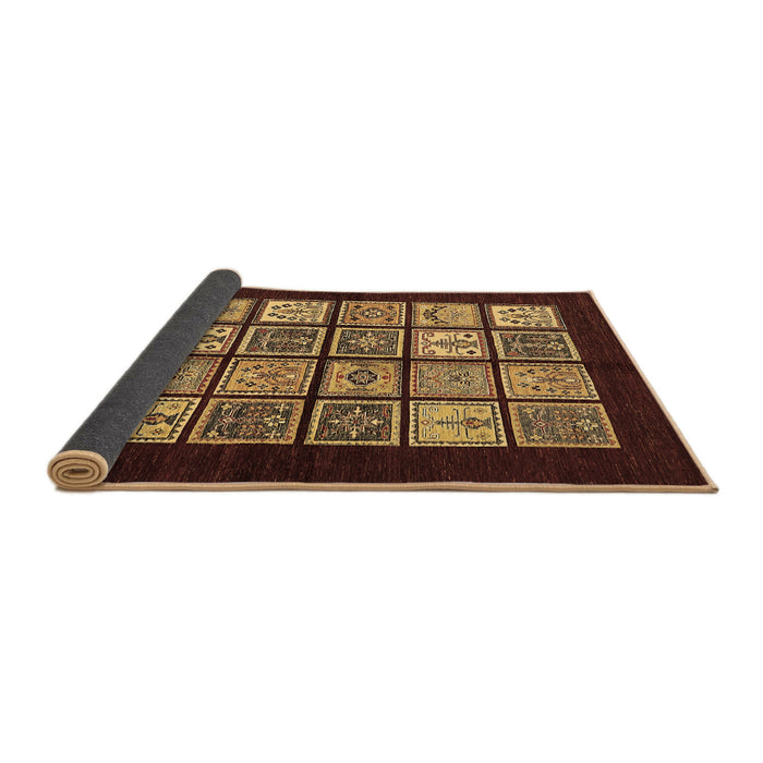 Sideview of Oriental Brown Modern Rug, abs645brn