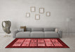 Modern Red Washable Rugs